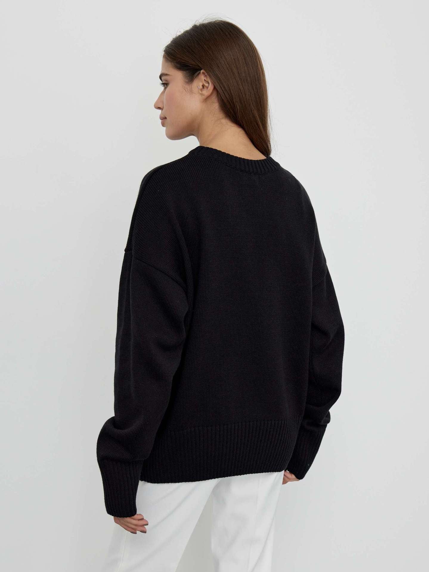 Audrey O Neck Oversized Casual Women Sweater