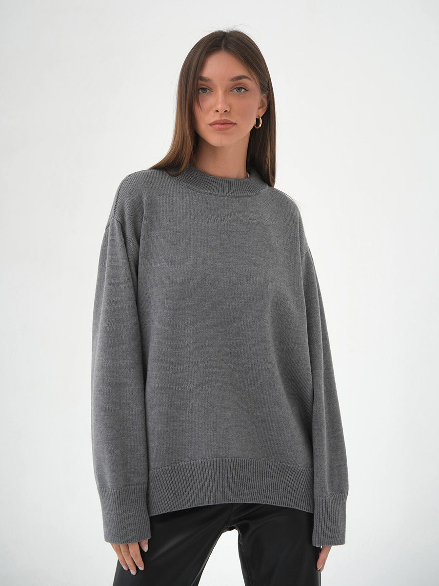 Tina O Neck Oversized Casual Women Sweater