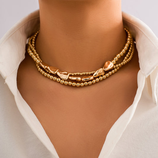 Sally Vintage Multilayer Ball Chain Necklace