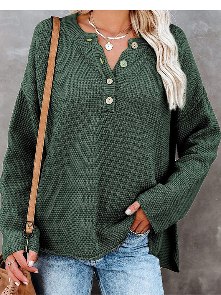 Veronica Vintage Long Sleeve Women Sweater