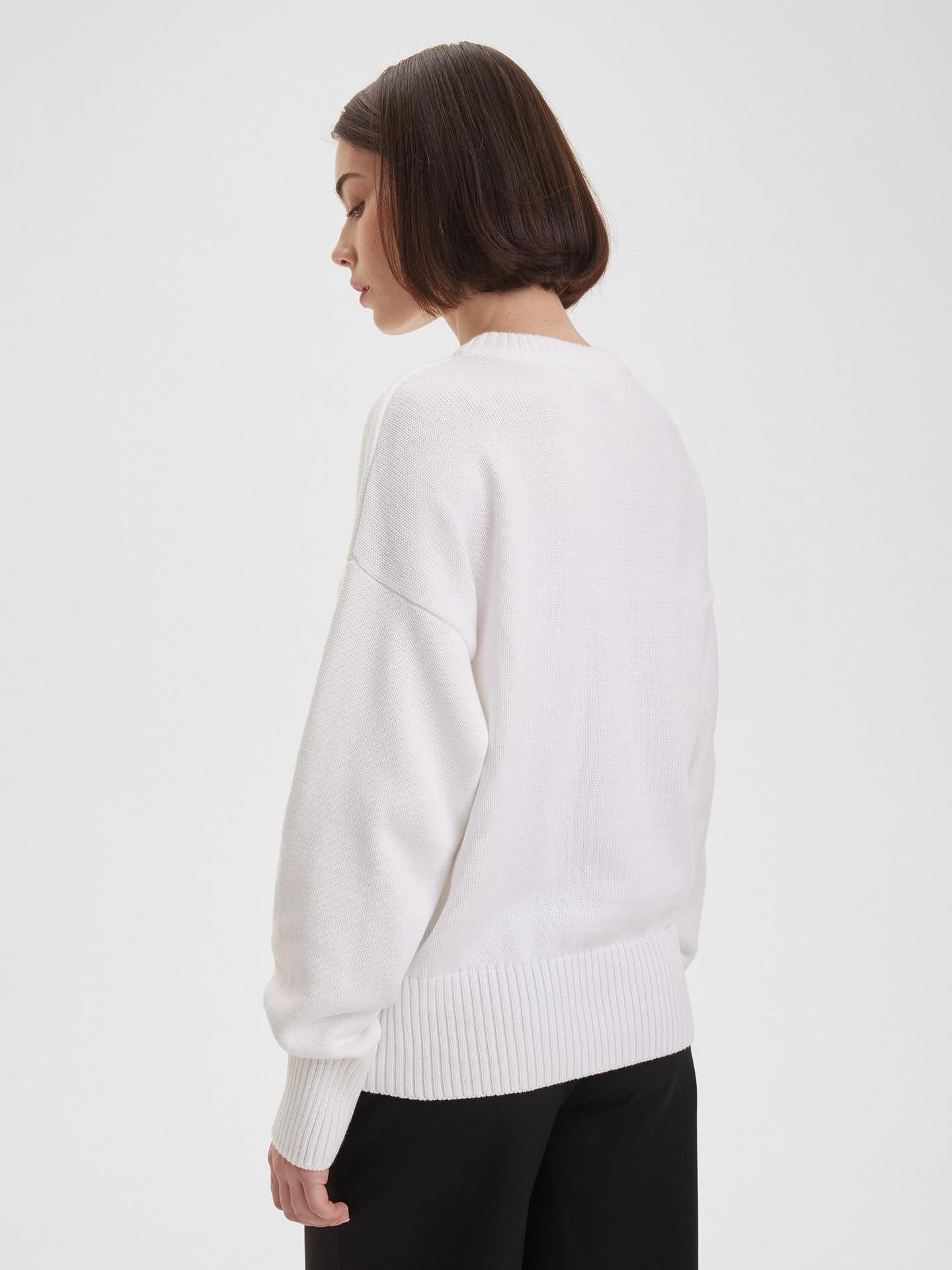 Audrey O Neck Oversized Casual Women Sweater