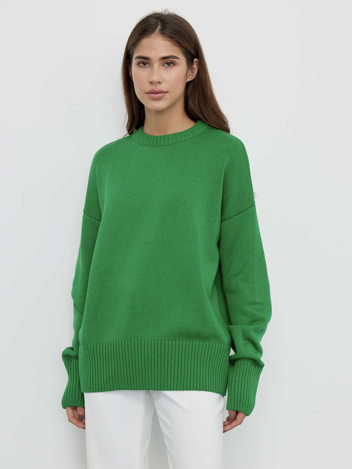 Audrey O Neck Oversized Casual Women Sweater