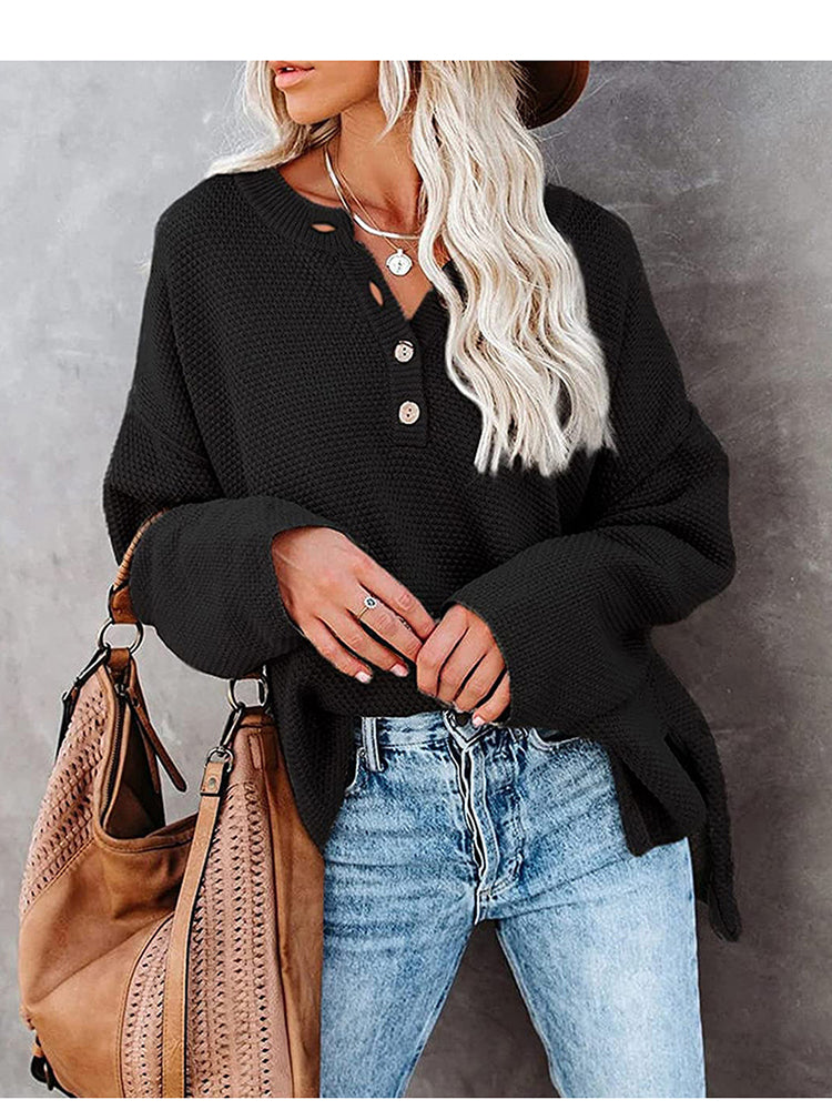 Veronica Vintage Long Sleeve Women Sweater