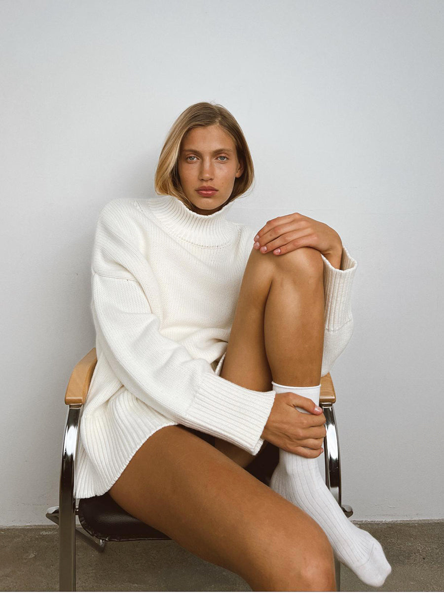 Susanna Women Oversized Casual Loose Knitted Jumper