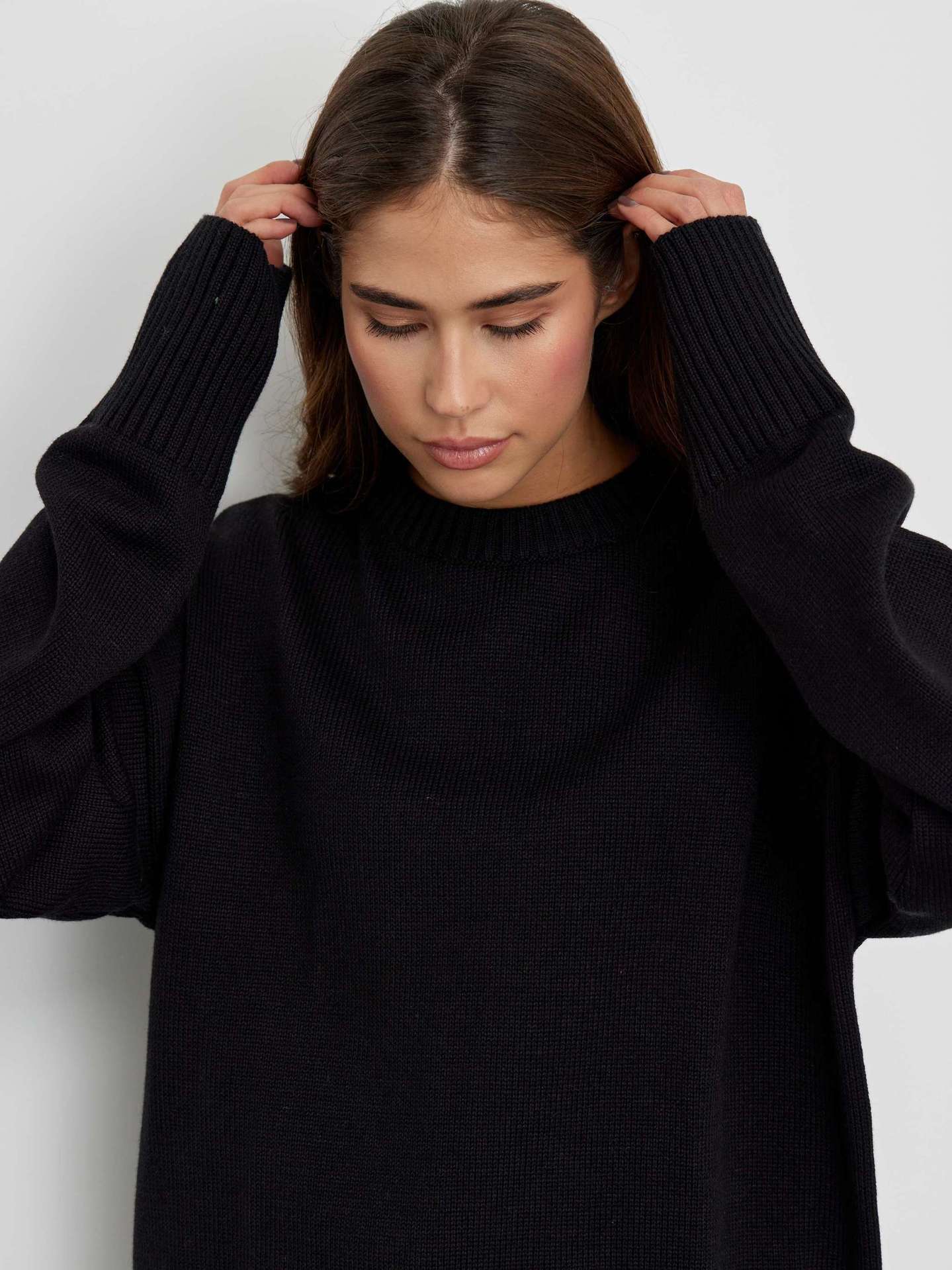 Audrey O Neck Oversized Casual Women Sweater