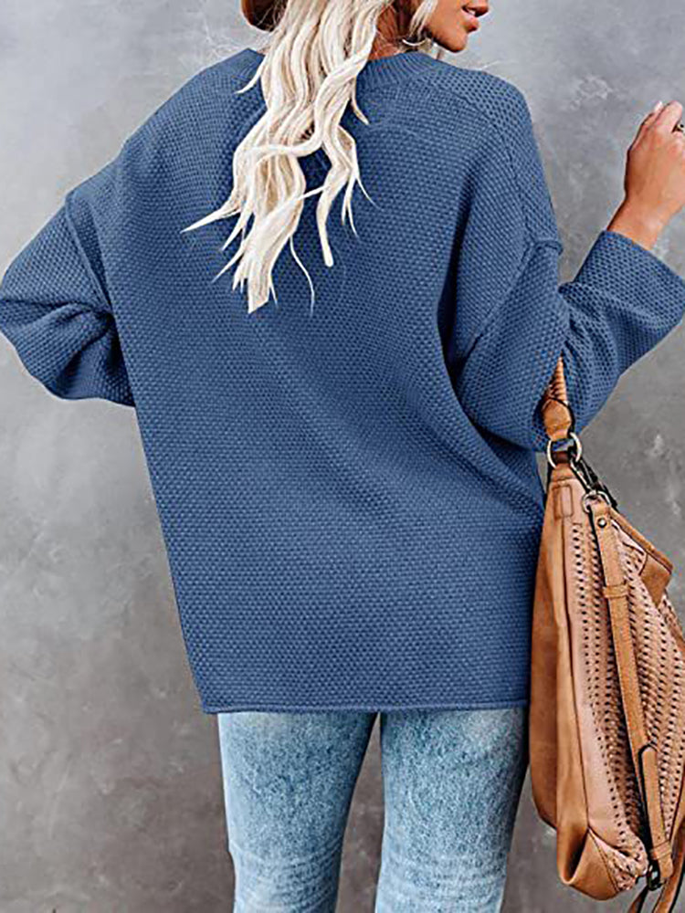 Veronica Vintage Long Sleeve Women Sweater