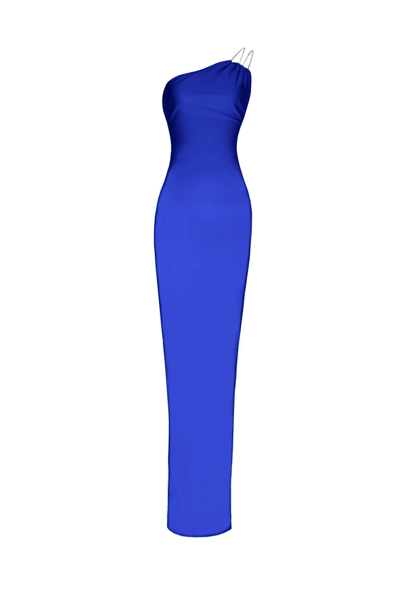 Andrea One Shoulder Backless Sexy Maxi Dress