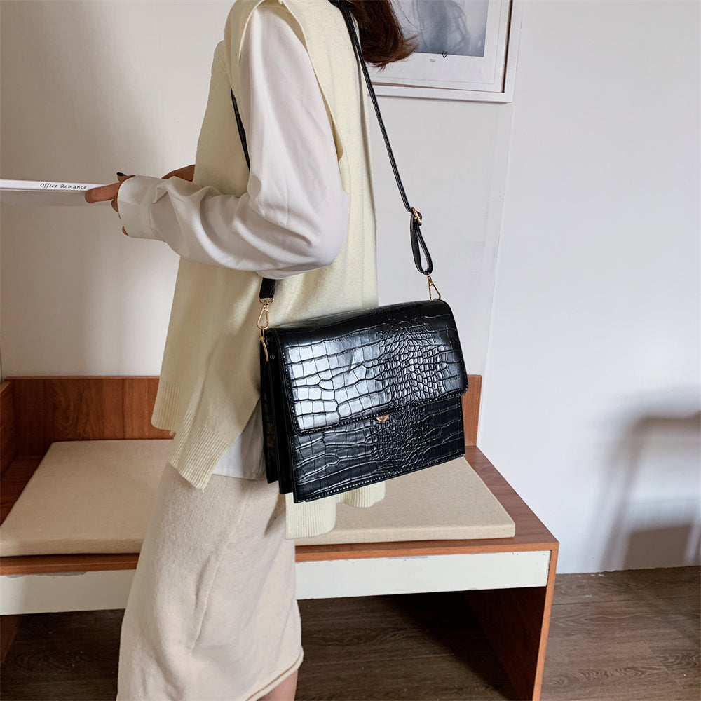 Samantha Vintage PU Leather Shoulder Crossbody Bag