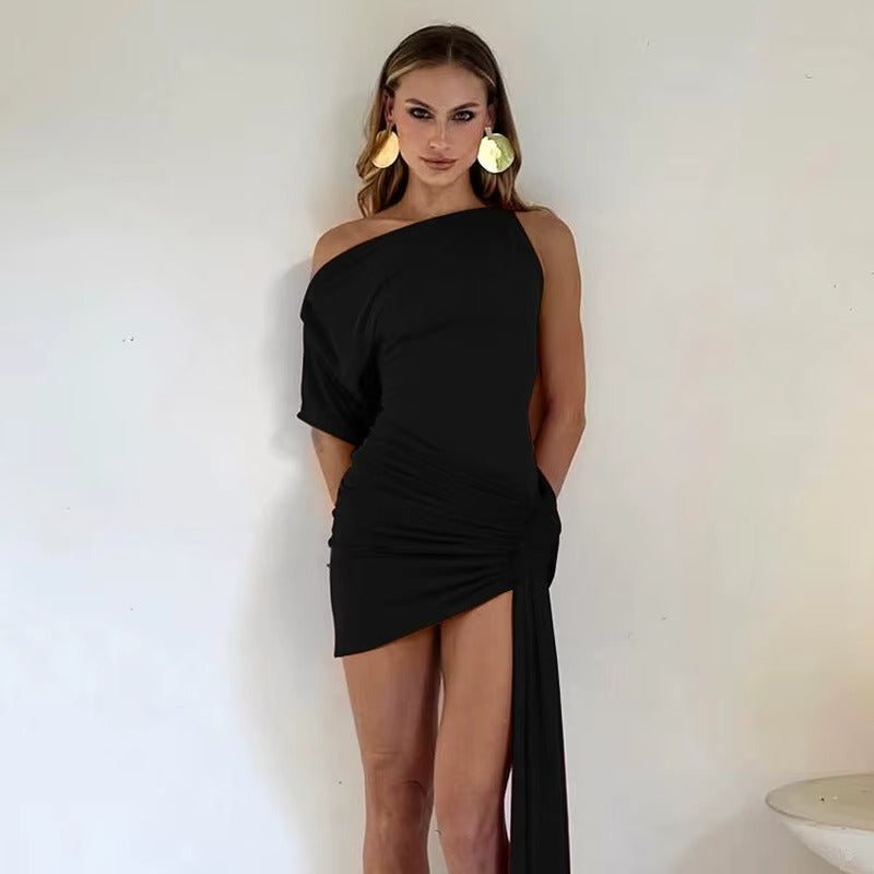 Сlara Backless Irregular Sexy Mini Dress