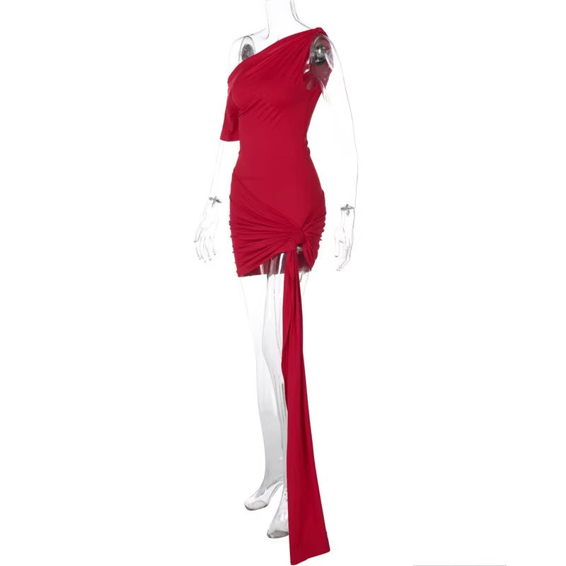 Сlara Backless Irregular Sexy Mini Dress