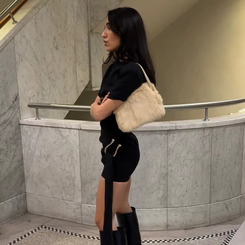 Victoria Short Sleeve Draped Sexy Mini Dress