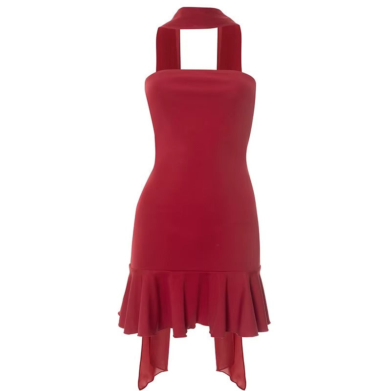 Lydia Halter Off-shoulder Strapless Sexy Mini Dress