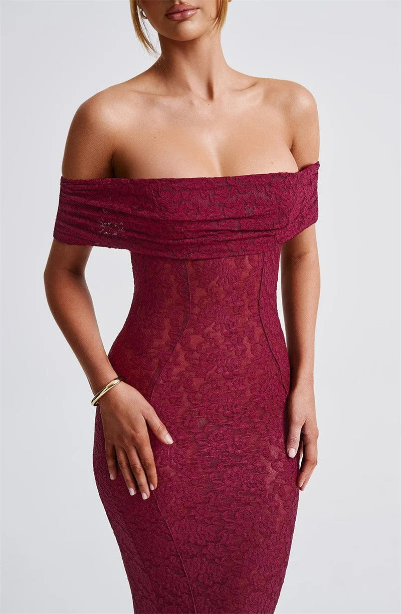 Hollow Out See Through Sexy Maxi Dress