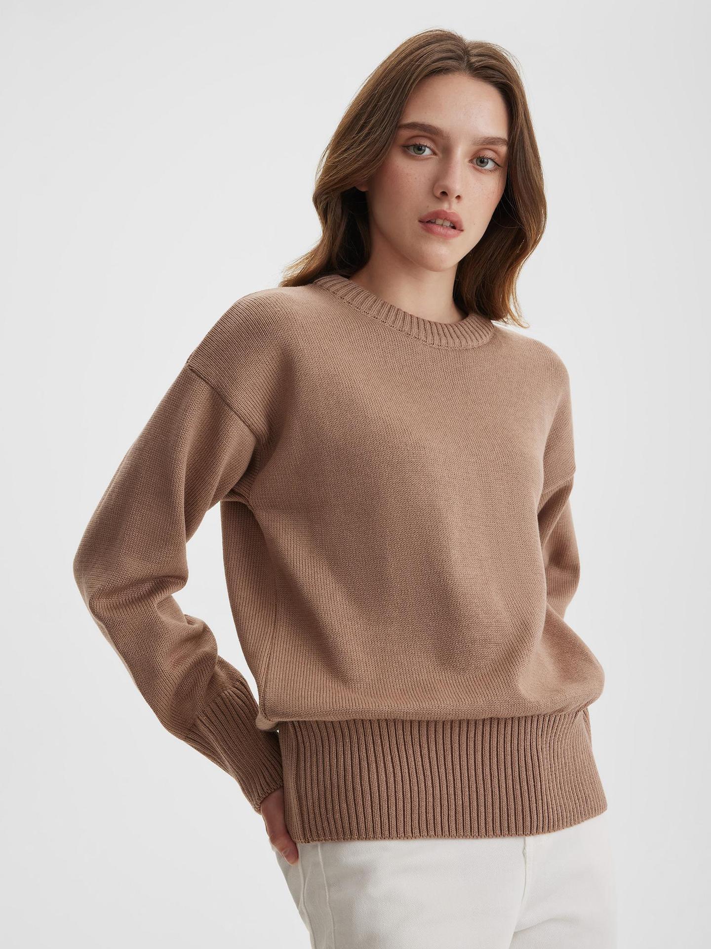 Audrey O Neck Oversized Casual Women Sweater