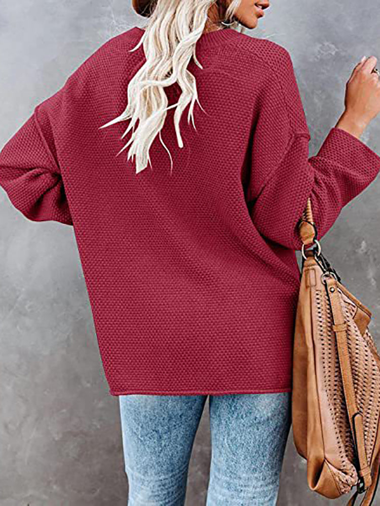 Veronica Vintage Long Sleeve Women Sweater