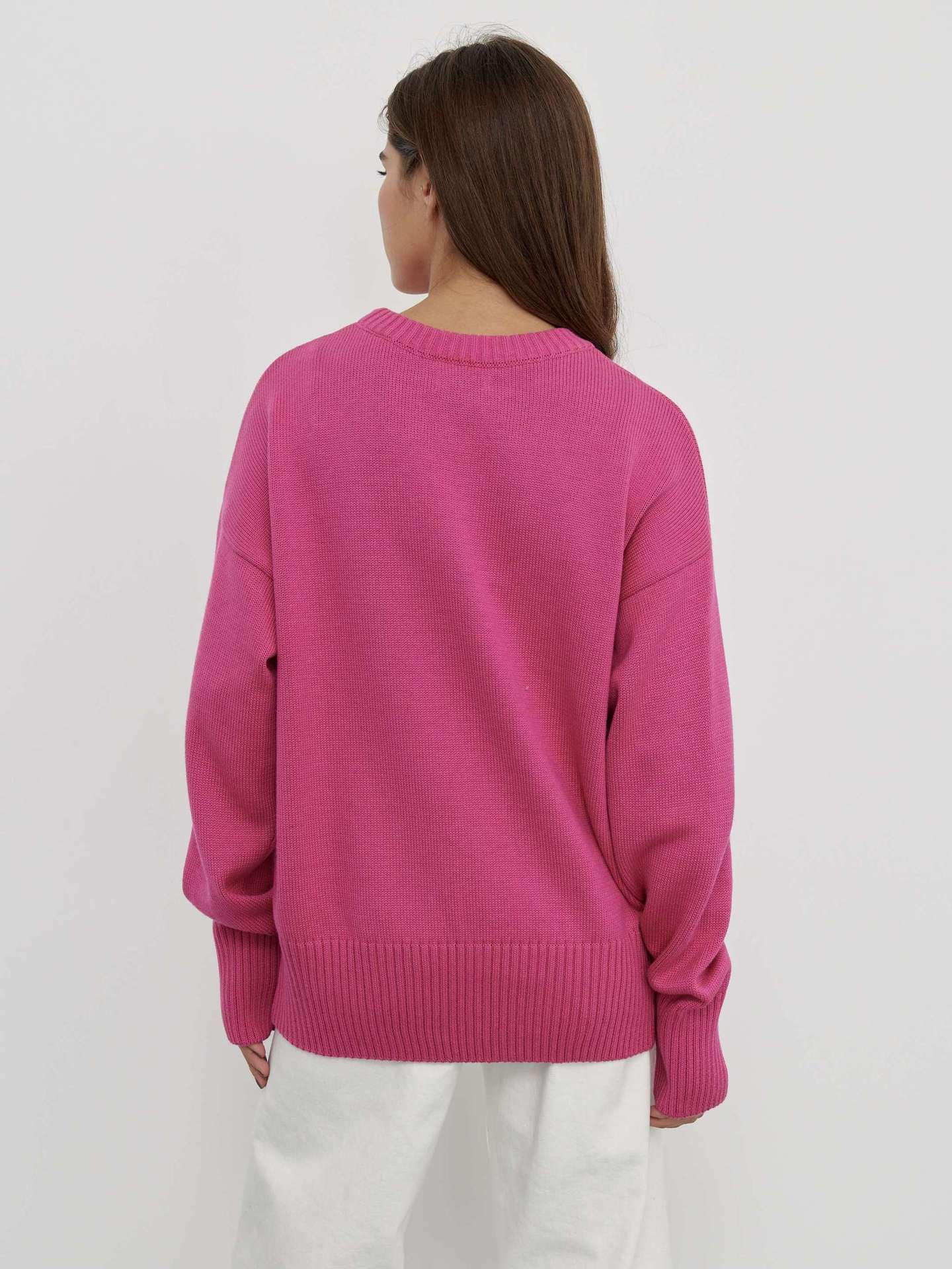 Audrey O Neck Oversized Casual Women Sweater