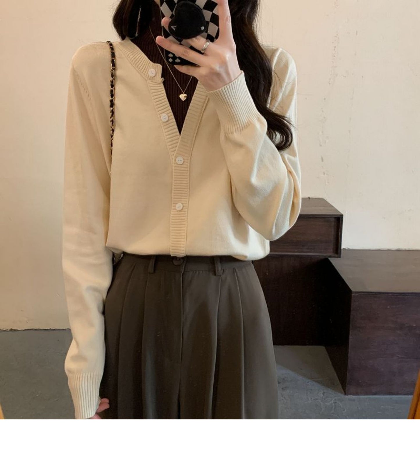 Sharon Solid Basic Knitted Women Turtleneck Sweater