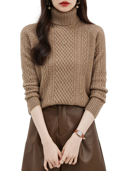 Tanya Woman Turtleneck Sweater