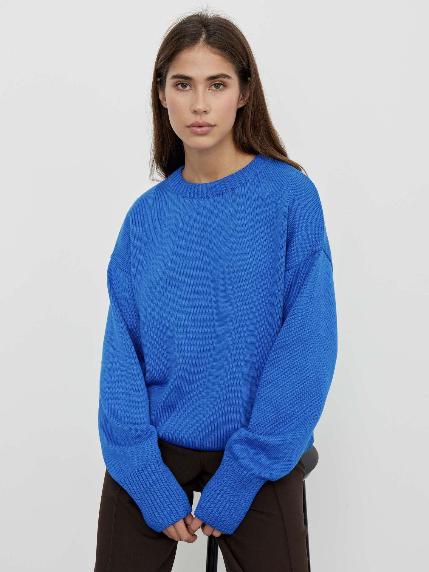 Audrey O Neck Oversized Casual Women Sweater