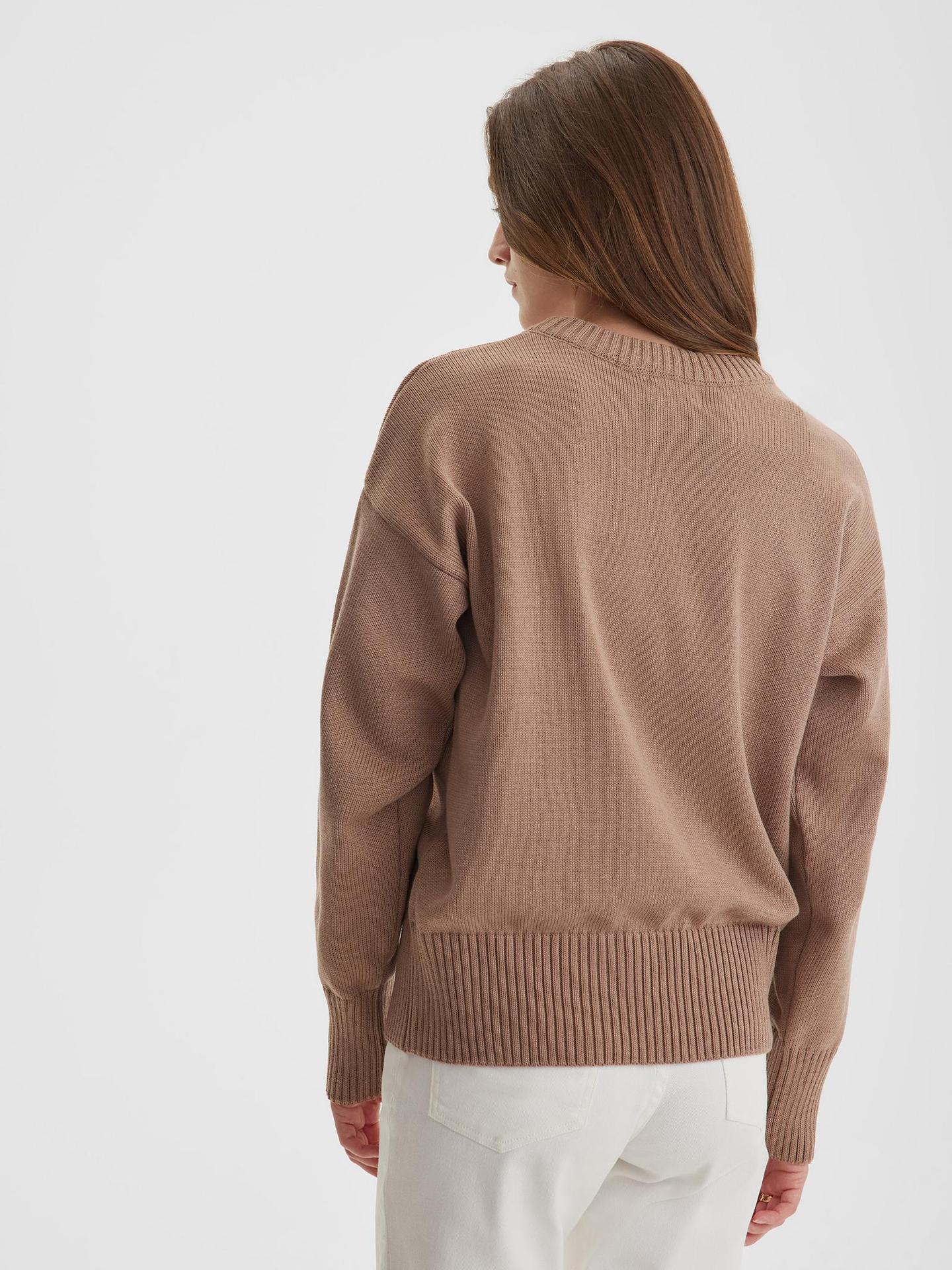 Audrey O Neck Oversized Casual Women Sweater