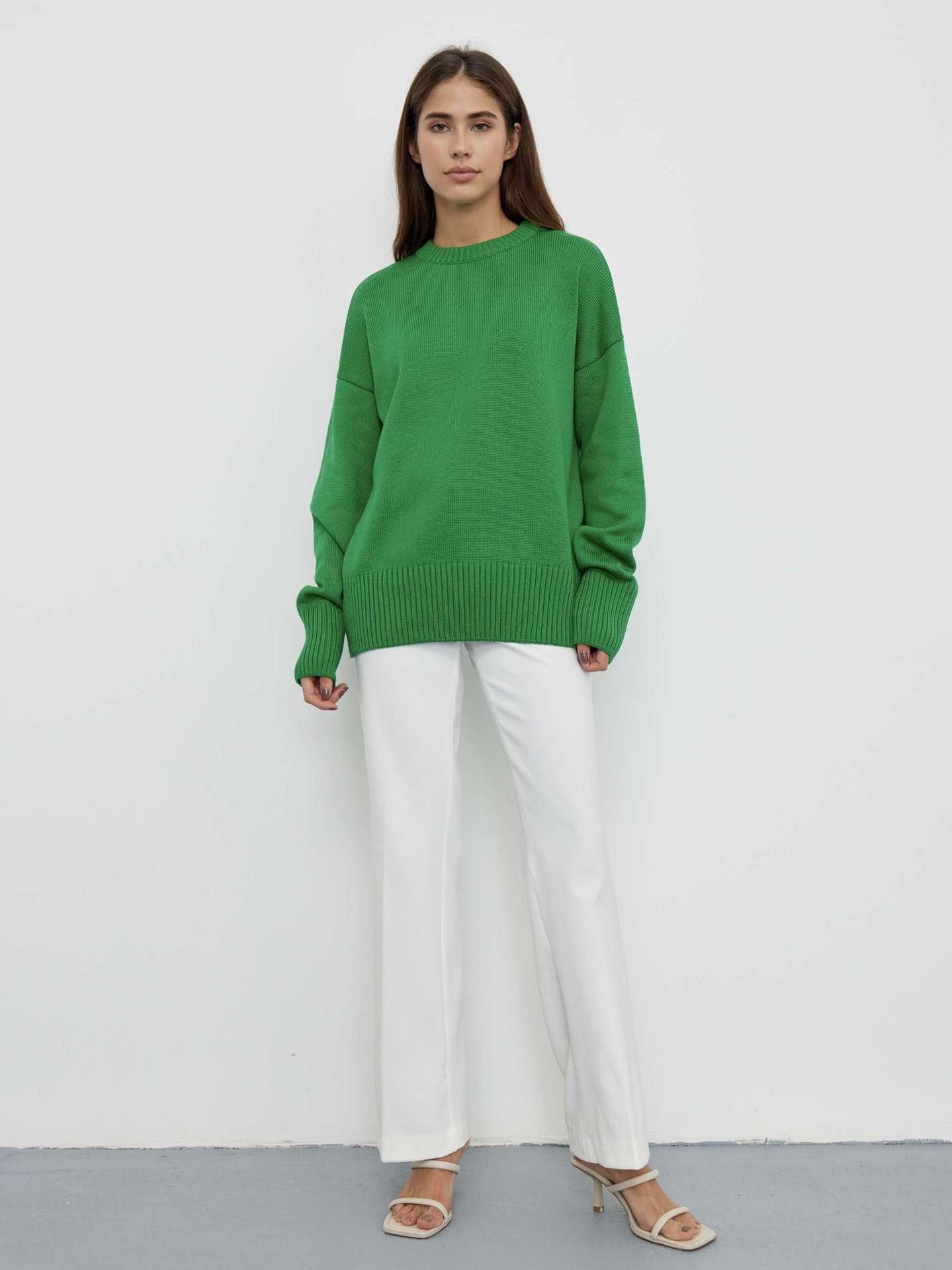 Audrey O Neck Oversized Casual Women Sweater