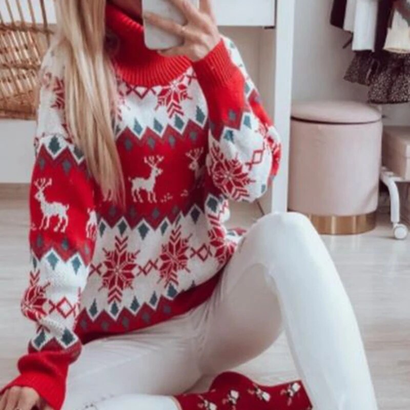 Stacy Full Sleeve Turtleneck Women Sweater