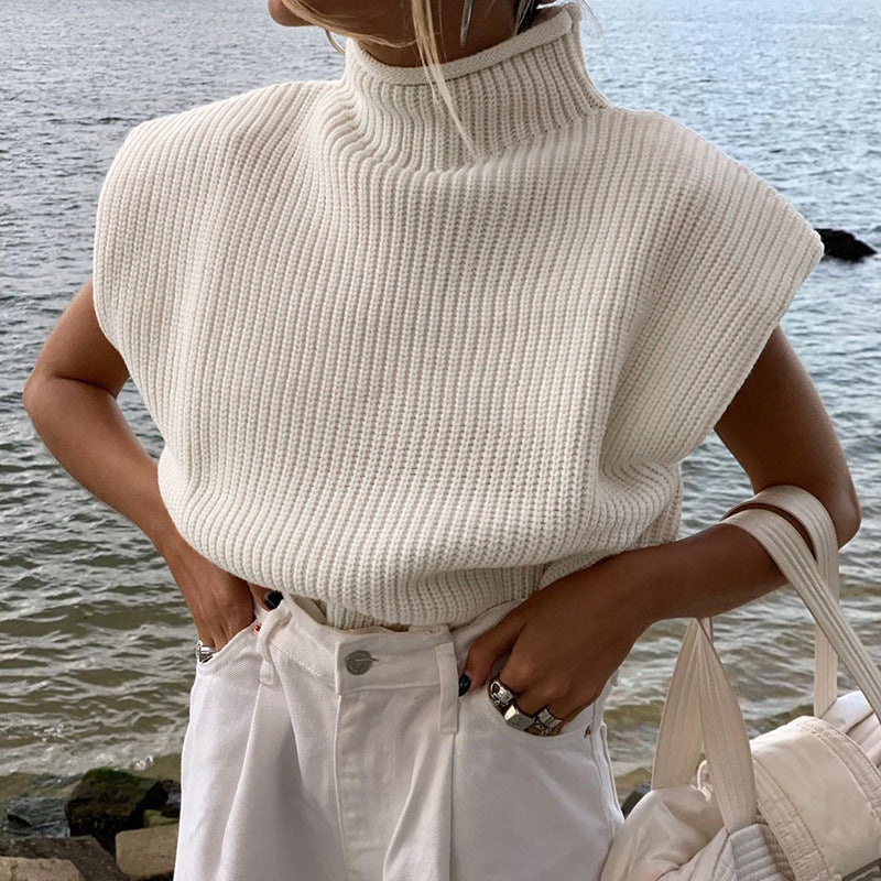 Gaia Sleeveless Sweater Vest Outfits