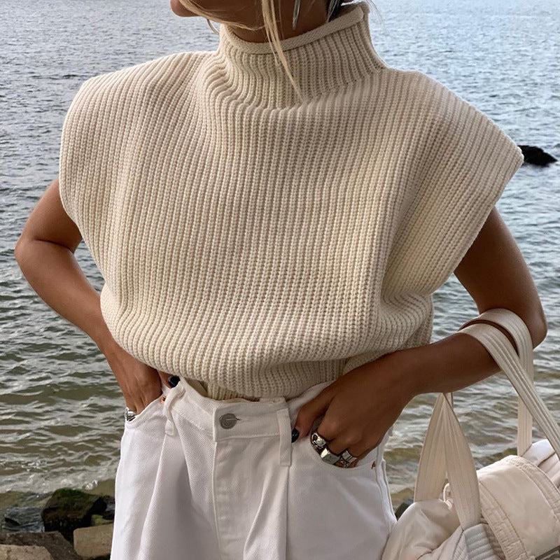 Gaia Sleeveless Sweater Vest Outfits