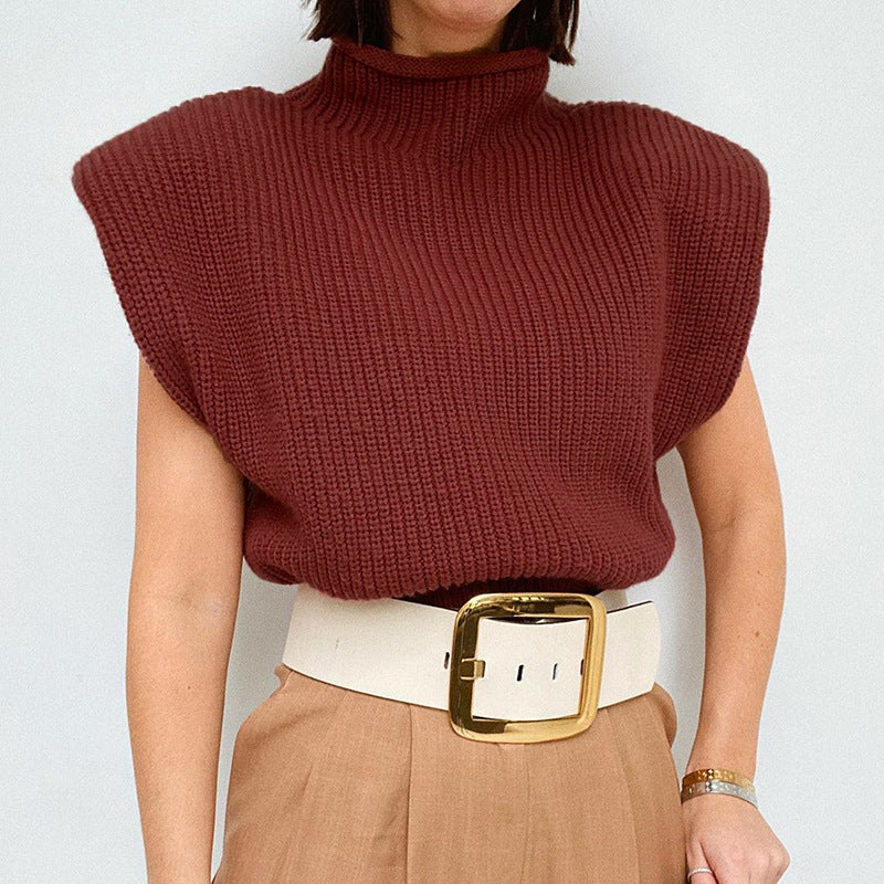Gaia Sleeveless Sweater Vest Outfits