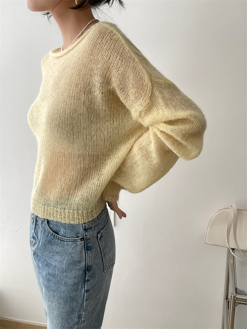 Leah Thin Knitted Woman Sweater