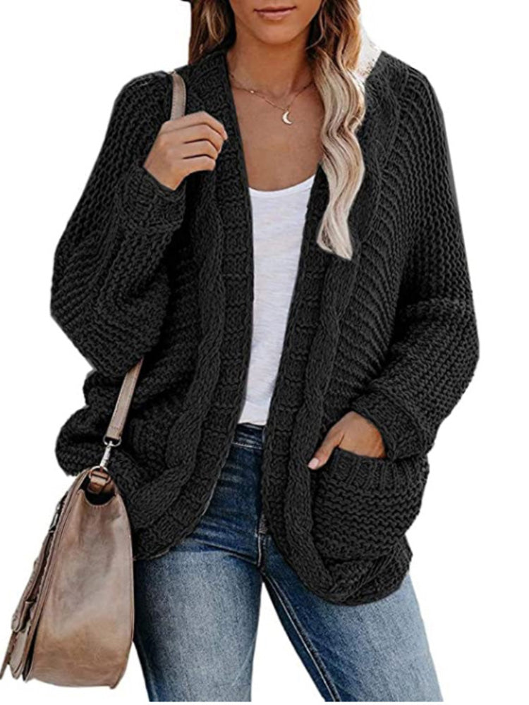 Sheila Oversize Sleeve Boho Knitted Women Sweater