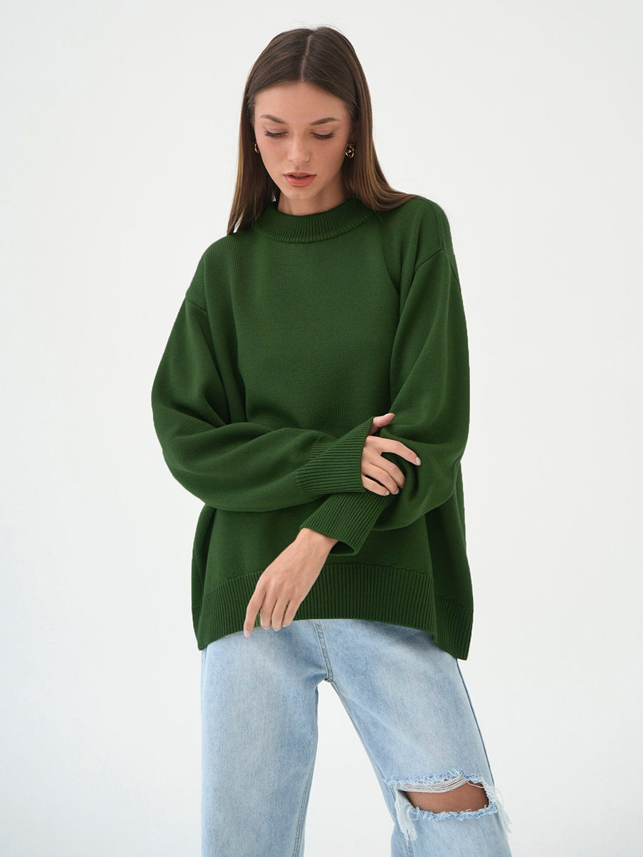 Tina O Neck Oversized Casual Women Sweater