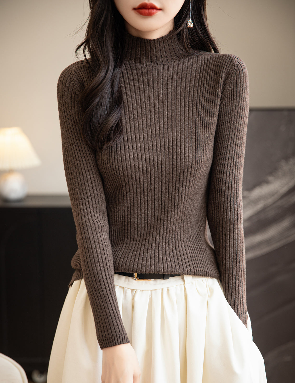 Gloria Turtleneck Woman Sweater