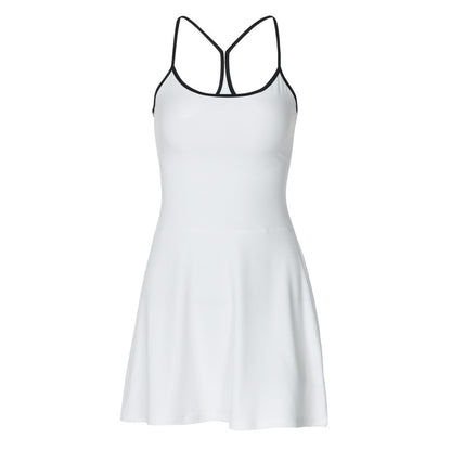 Laurie White Strappy Backless Mini Dress