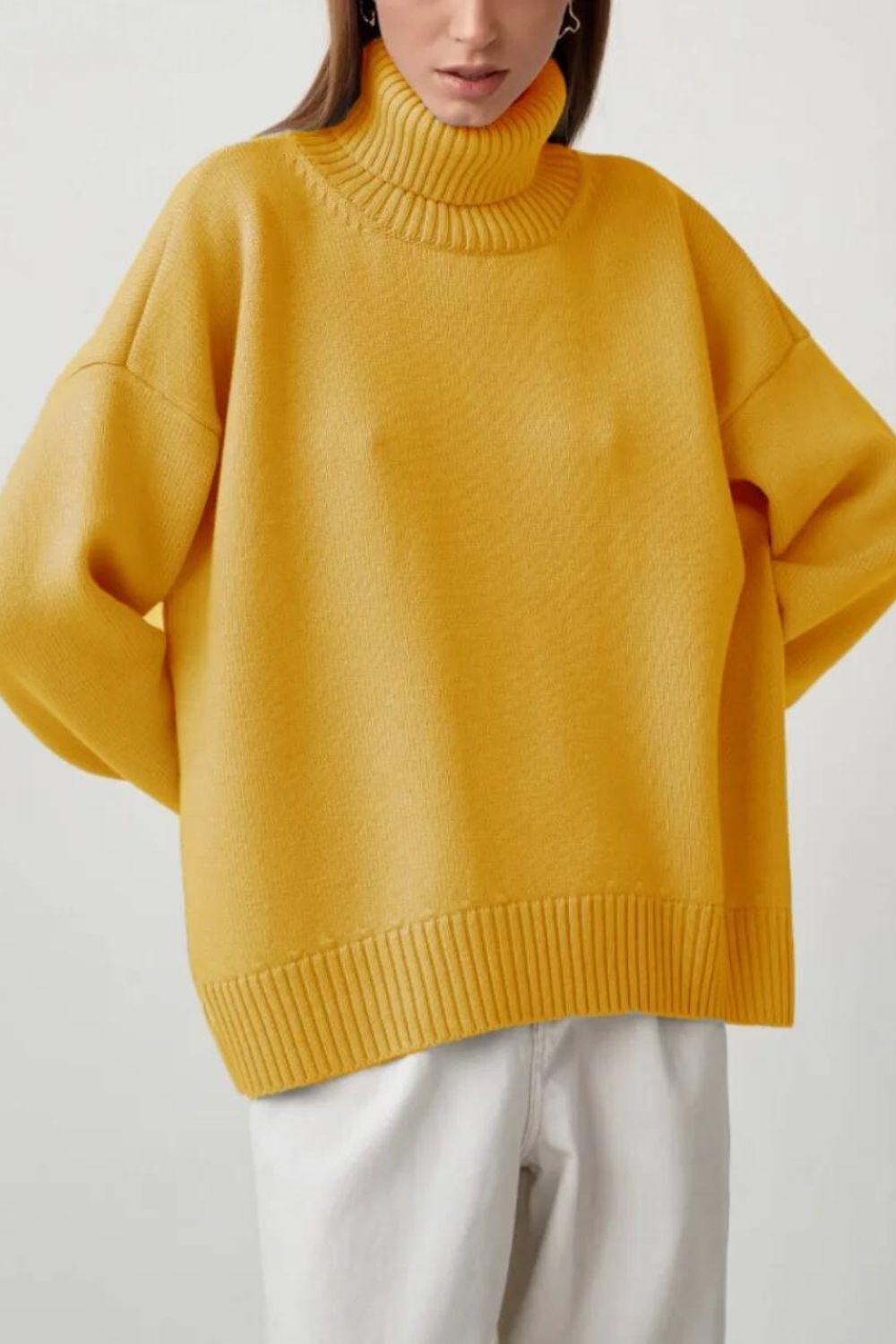Laurie Oversized Casual Loose Knitted Women Jumper