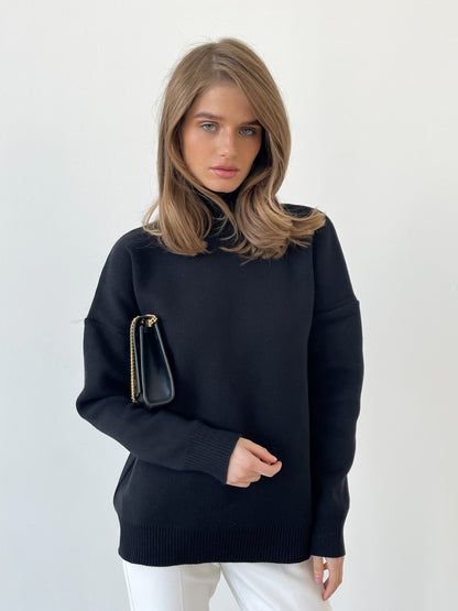 Dawn Women Turtleneck Oversized Casual Sweater