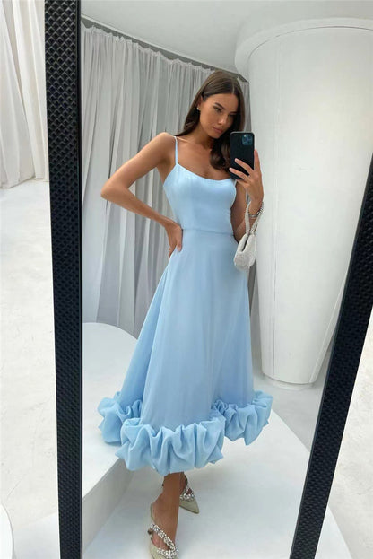 Сlara Flower Hem Sexy Midi Dress