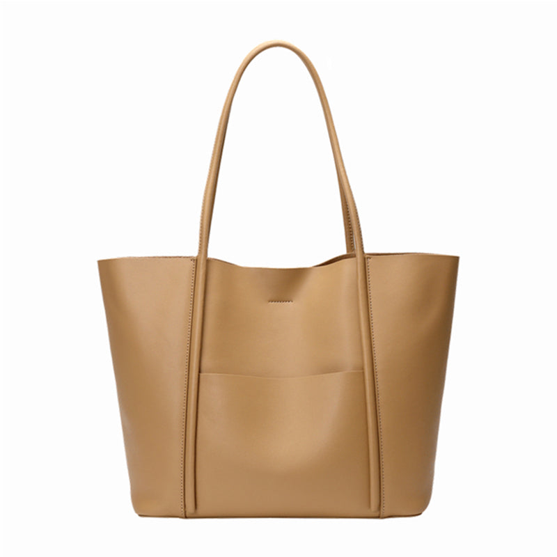 Connie Leather Large Shopper Tote Bag