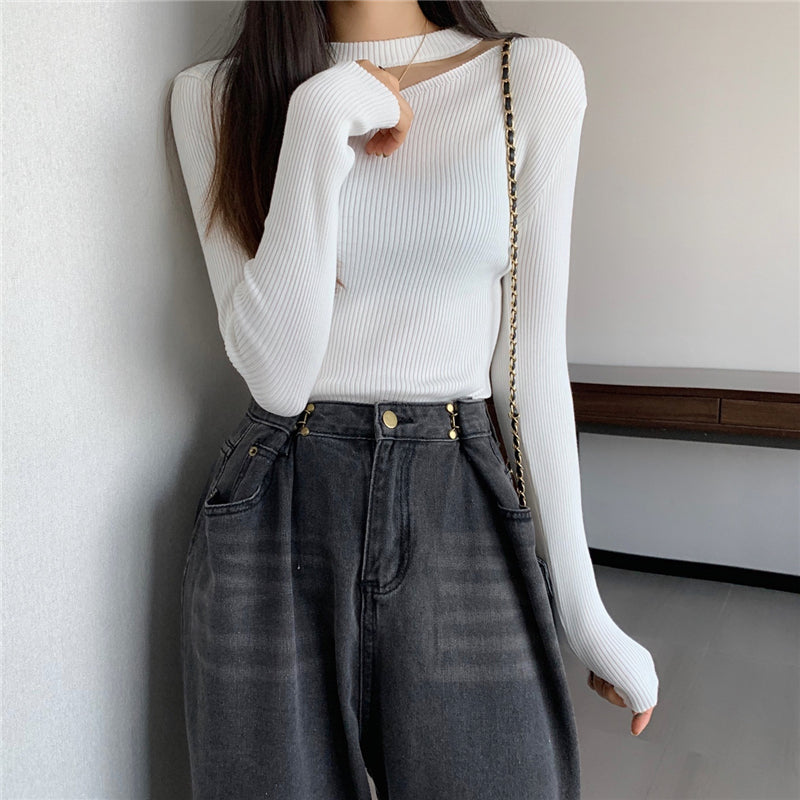 Molly O-Neck Long Sleeve Sweater