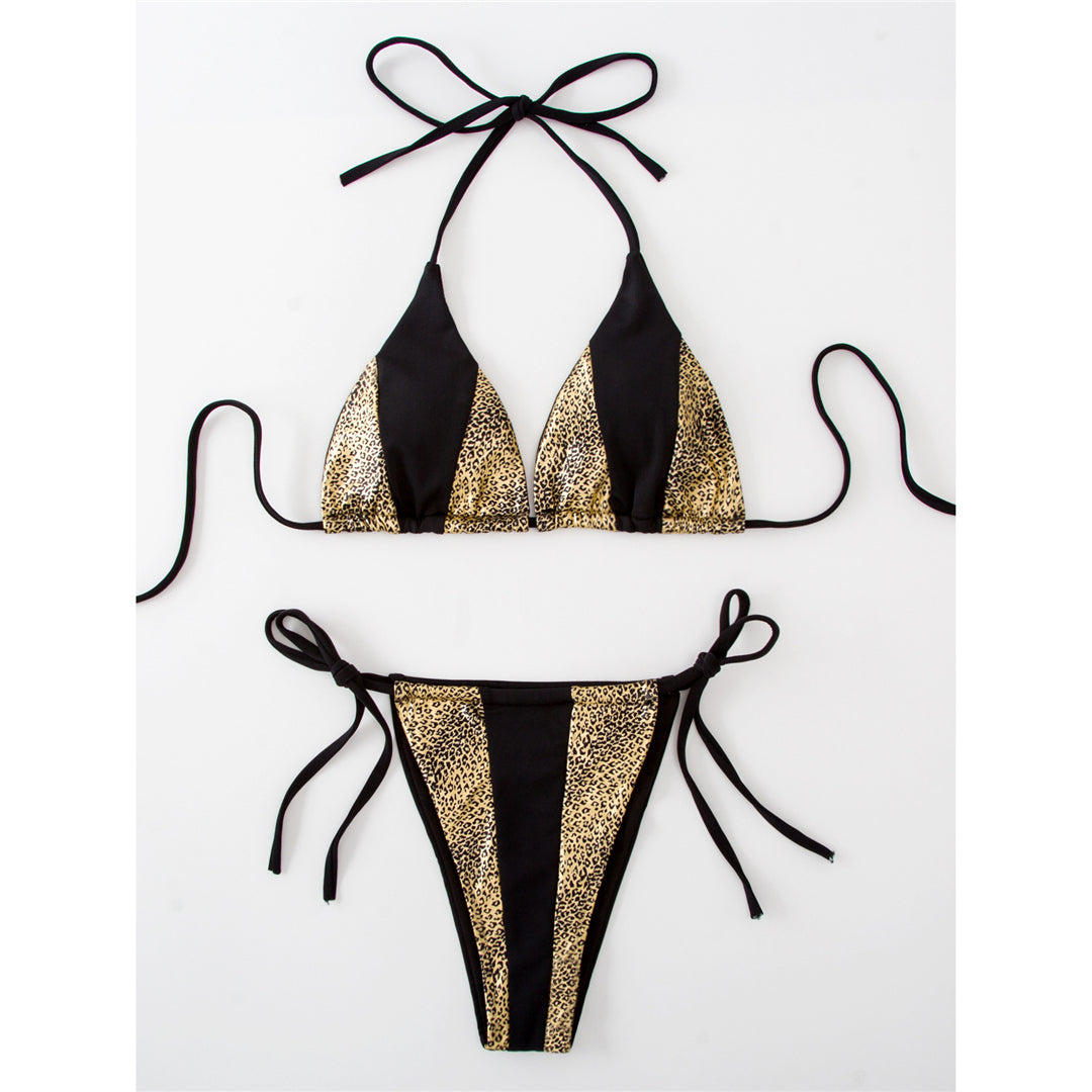 Paula Splicing Halter Bikini