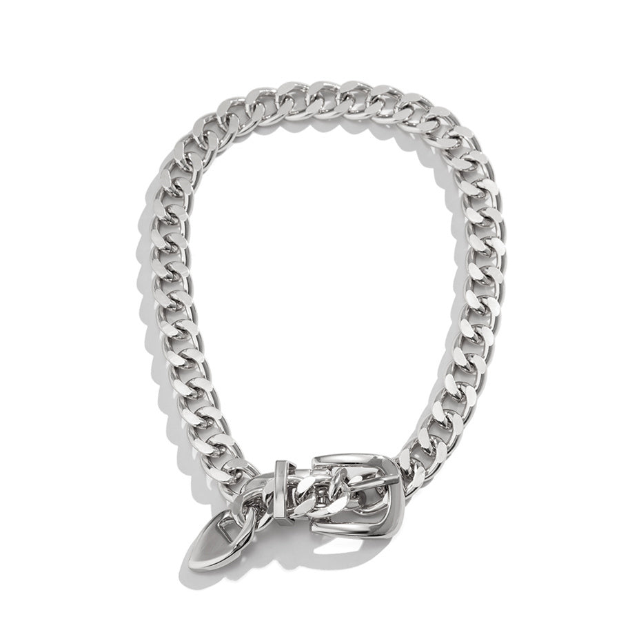 Candice Metal Belt Choker Necklace