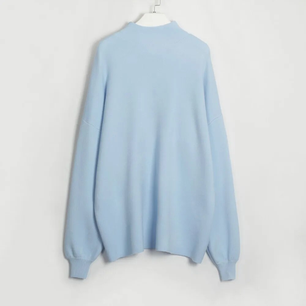 Aimee Long Sleeve Solid Women Sweater