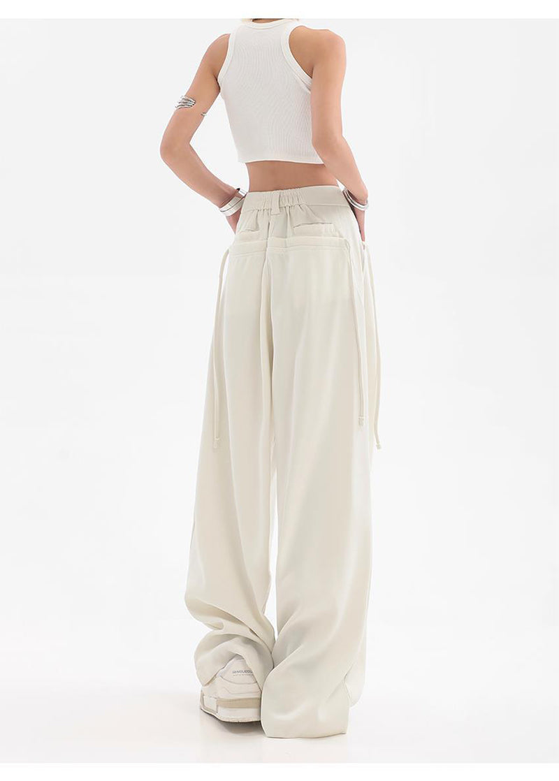 Megan Streetwear Oversize Bf Suit Wide Leg Pants