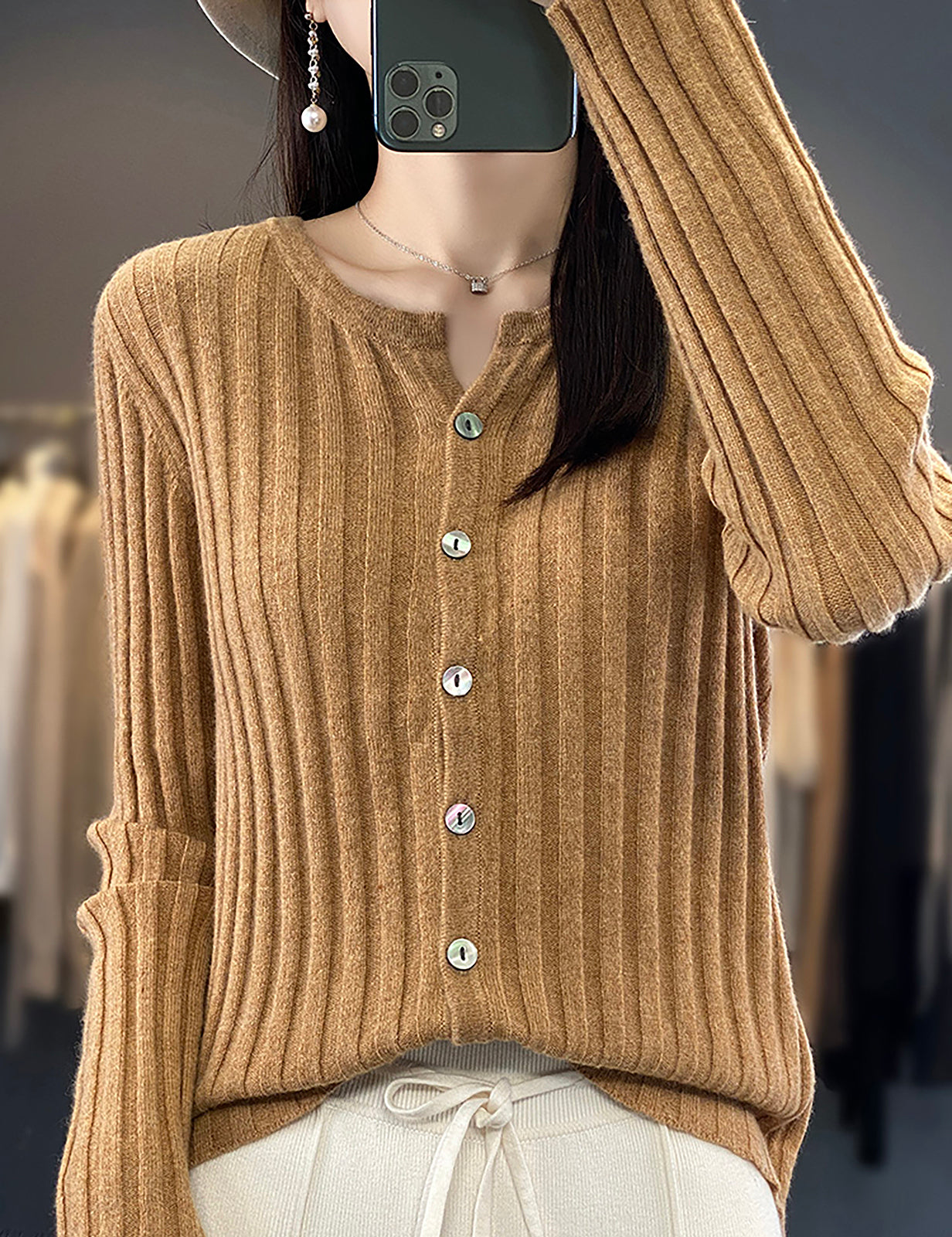 Sally Woman O Neck Sweater