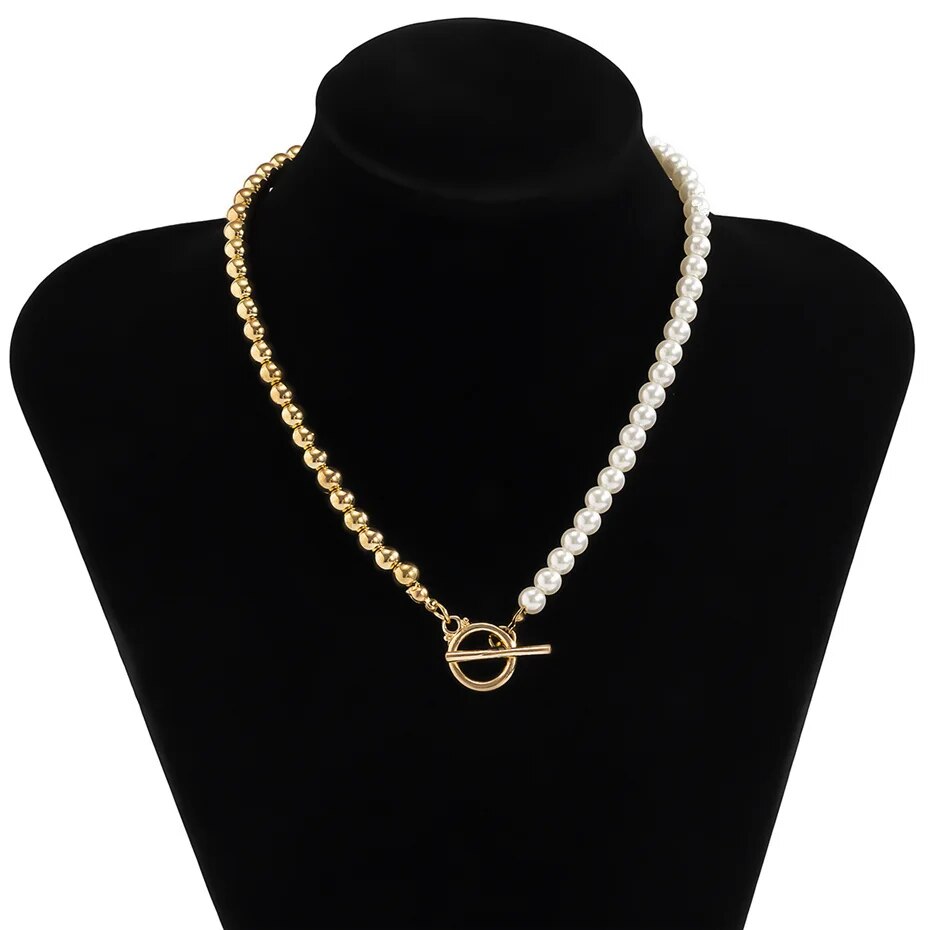 Wendy Pearl Chain Necklace