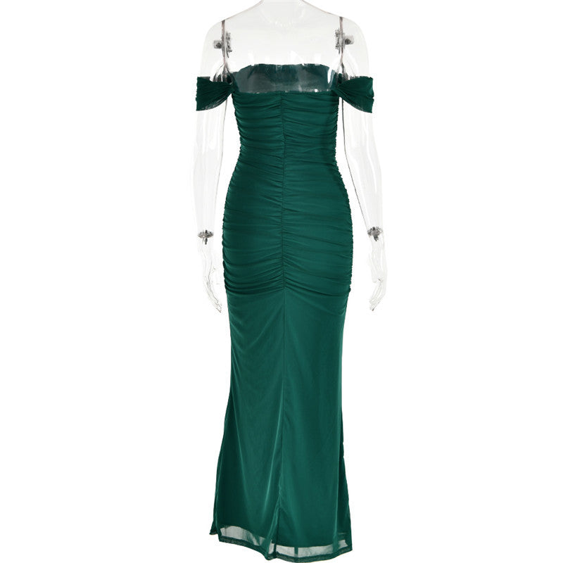 Laura Off-shoulder Bodycon Maxi Dress