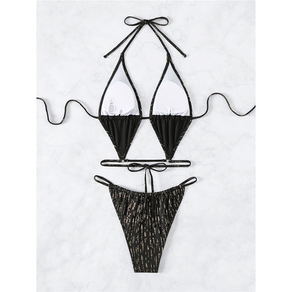 Irene Halter Sparkling High Leg Cut Bikini
