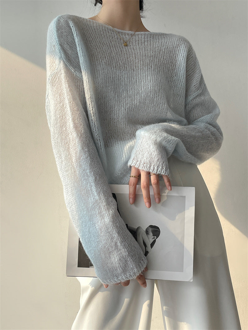 Leah Thin Knitted Woman Sweater