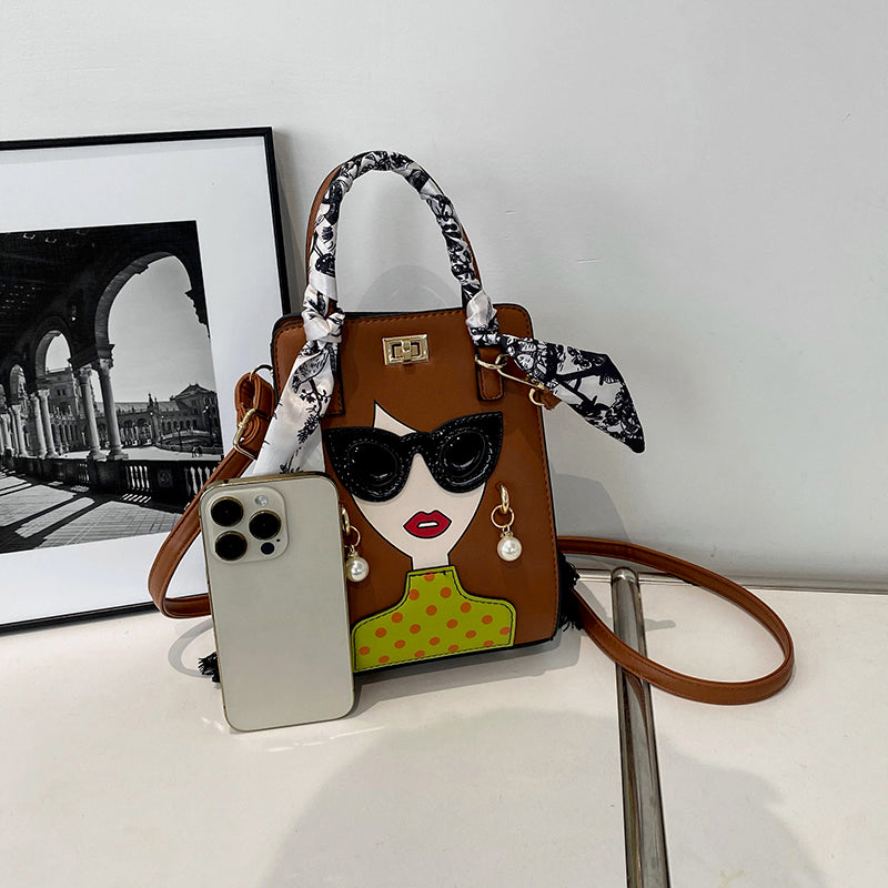 Lucy Woman Glasses Handbag