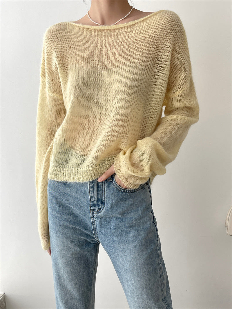 Leah Thin Knitted Woman Sweater